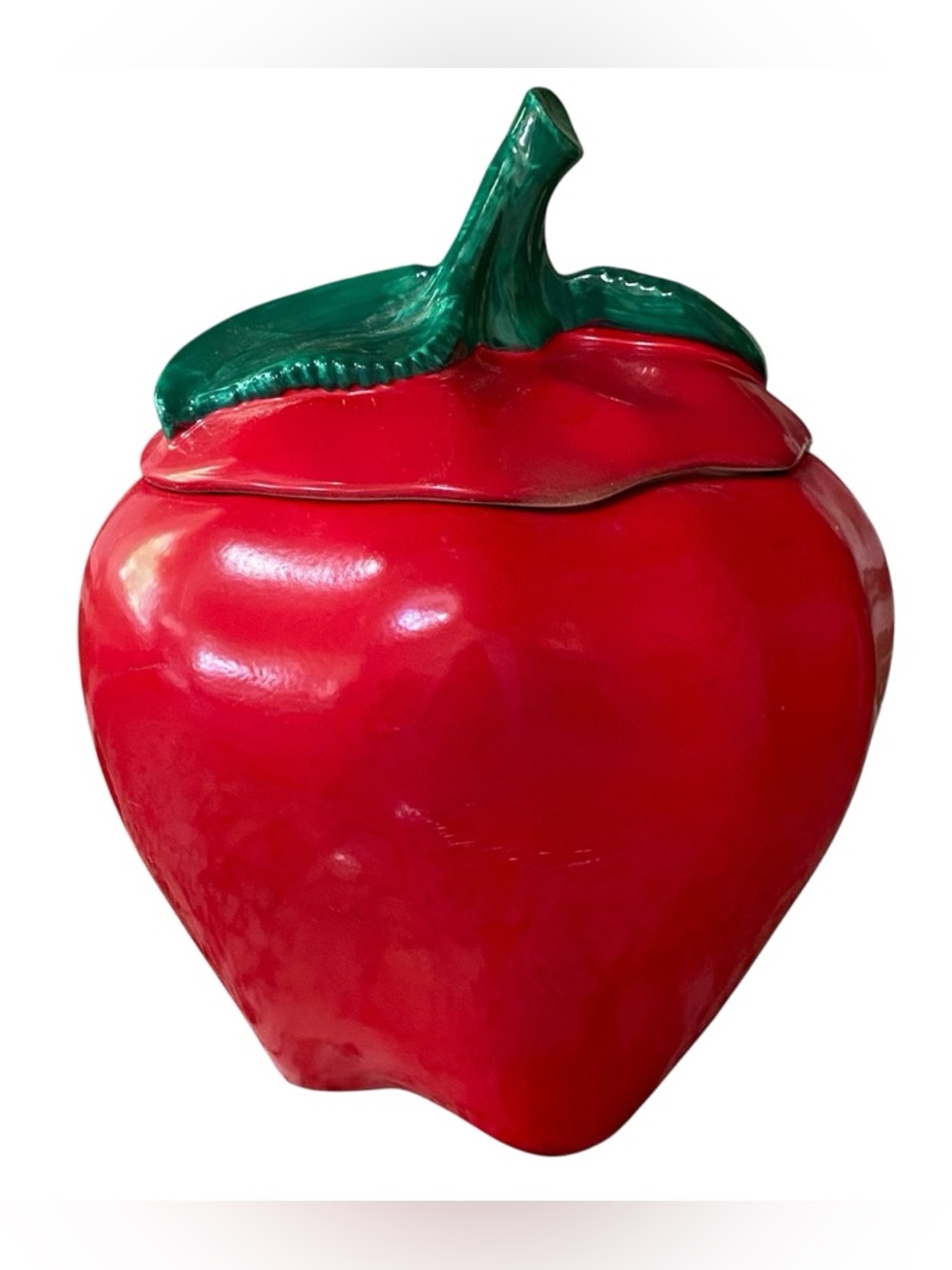 Vintage McCoys Ceramic Apple Cookie Jar